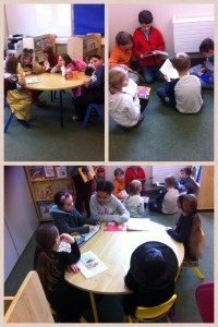Shared reading with 2nd class