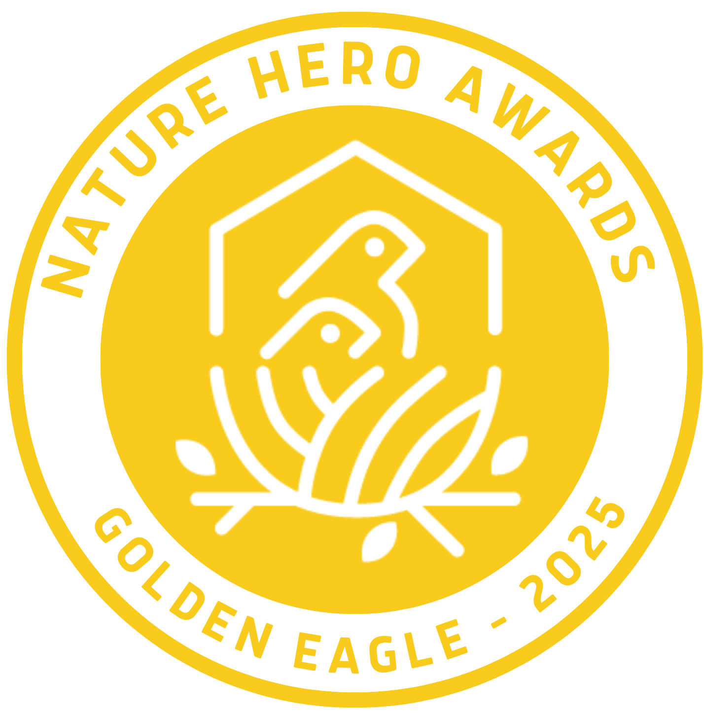 NHA 25 Badge Golden Eagle